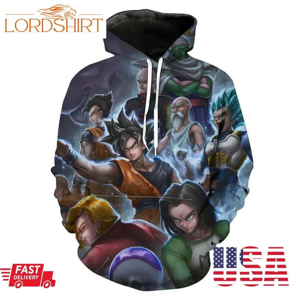 Dragon Ball All Characters Epic Dbz Hoodie 3D