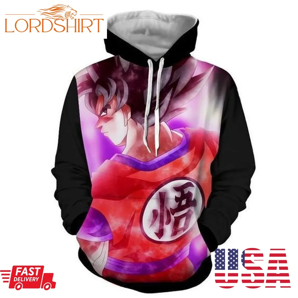 Dragon Ball Angry Son Goku Unique Style Pullover And Zippered Hoodies Custom 3D Graphic Printed 3D Hoodie All Over Print Hoodie For Men For Women