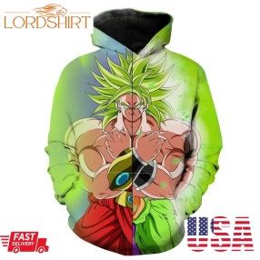 Dragon Ball Broly Movie Dragon Ball Super Broly Hoodie 3D