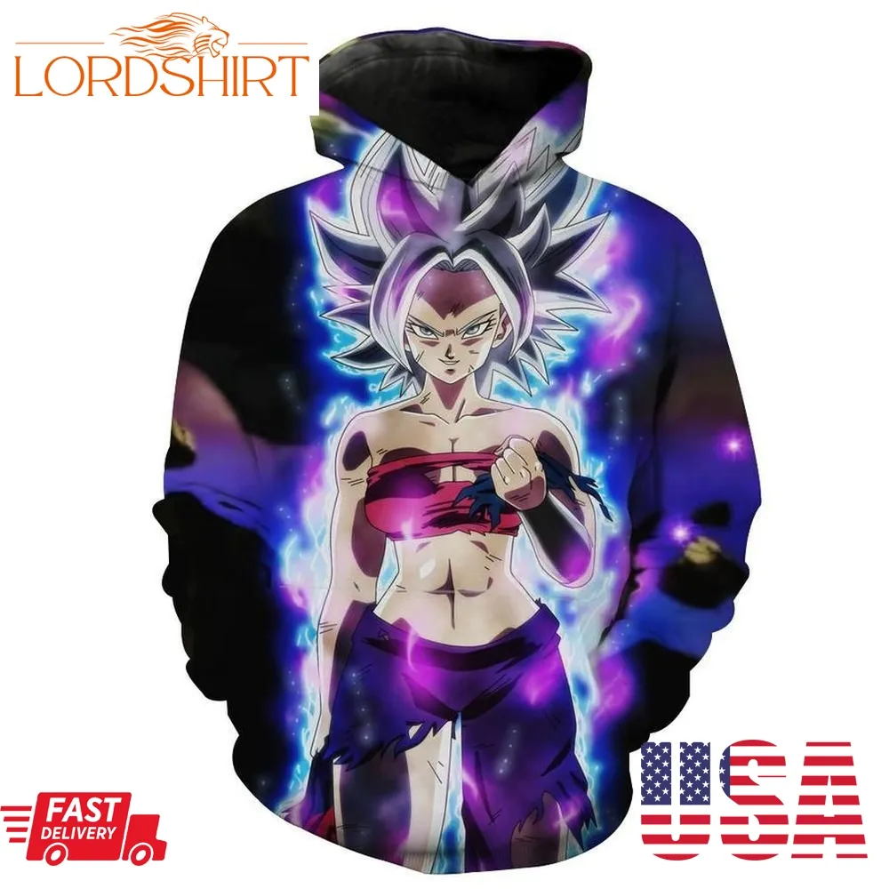 Dragon Ball Super Caulifla Ultra Instinct Caulifla Hoodie 3D