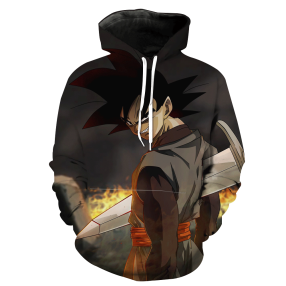 Dragon Ball Super Goku Black Goku Black Sword Hoodie 3D