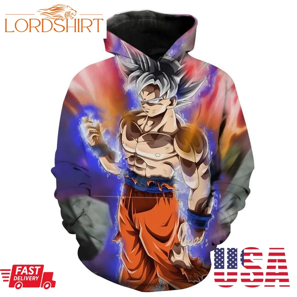 Dragon Ball Super Ultra Instinct Goku Dragon Ball Goku Hoodie 3D