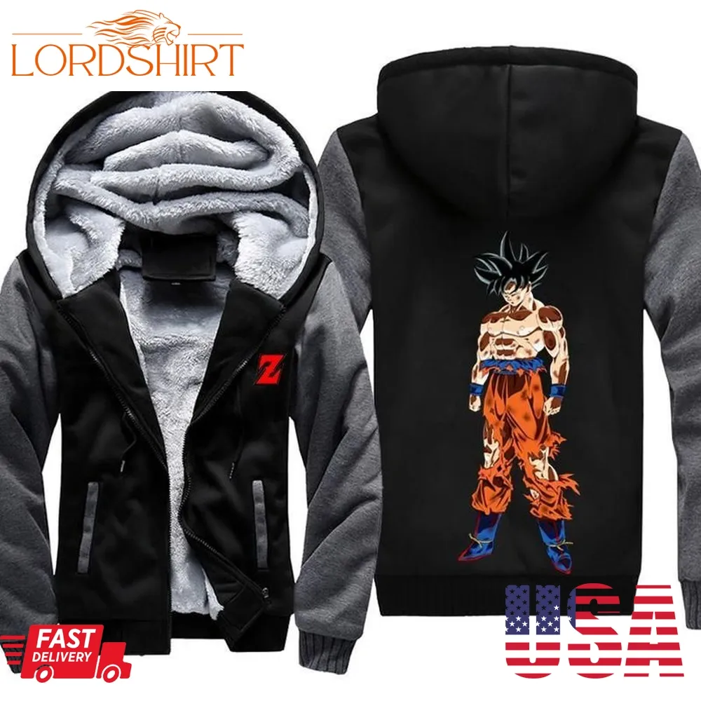 Dragon Ball Super Ultra Instinct Goku Jacket Goku Fleece Jackets Hoodie 3D