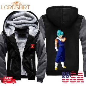 Dragon Ball Super Vegito Fleece Jacket Vegetto Jacket Hoodie 3D