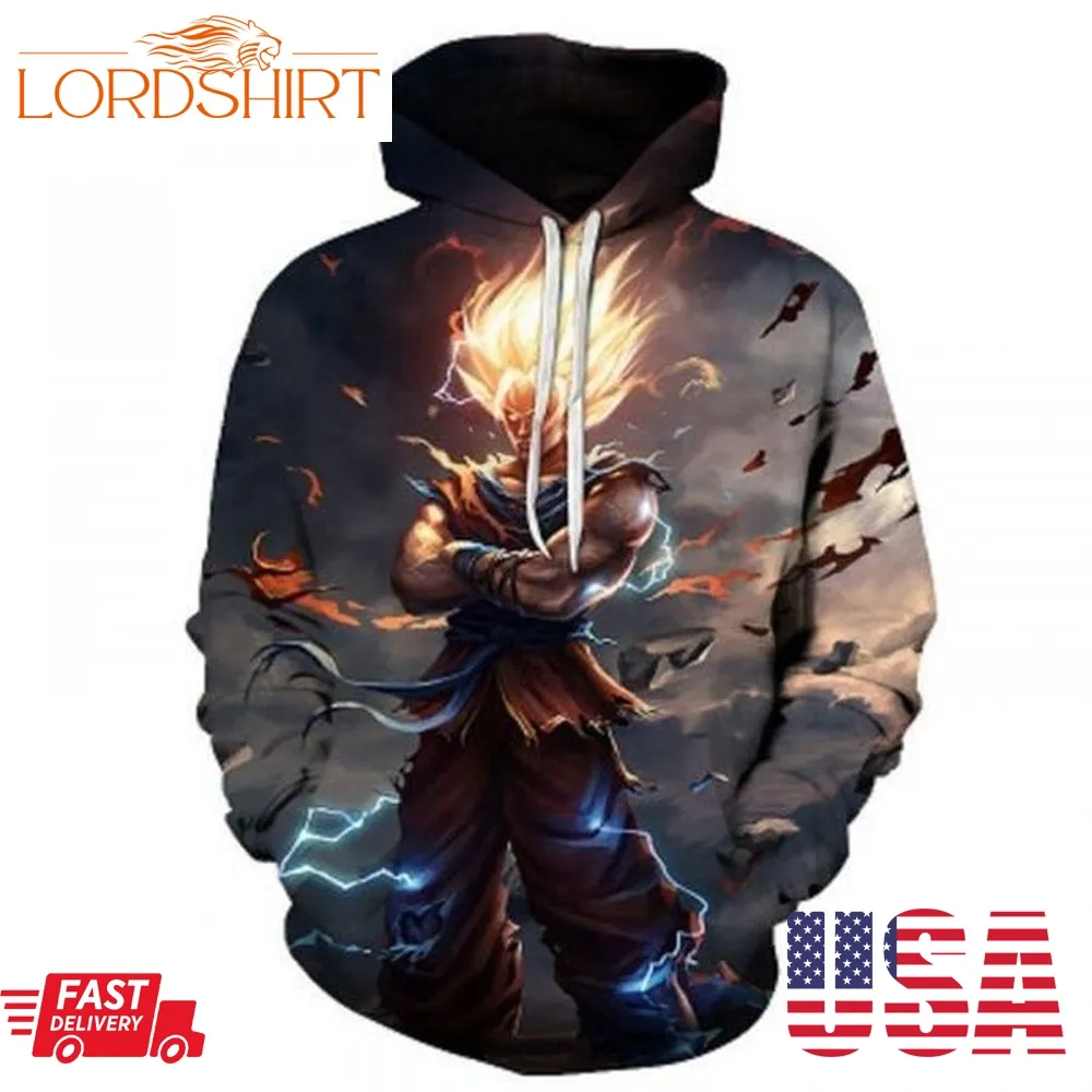 Dragon Ball Z Goku 3D Hoodie For Men For Women All Over Printed Hoodie