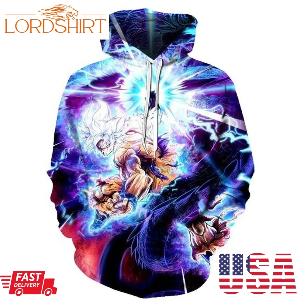 Dragon Ball Z Pullover And Zippered Hoodies Custom 3D Graphic Printed 3D Hoodie All Over Print Hoodie For Men For Women