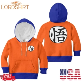 Dragon Ball Z Son Goku Anime Kids Hoodie And Sweater Cosplay Costumes