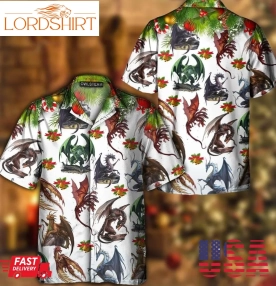 Dragon Christmas Hawaiian Shirt