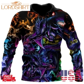 Dragon Colorful 3D Hoodie Shirt For Men And Women Hg91603