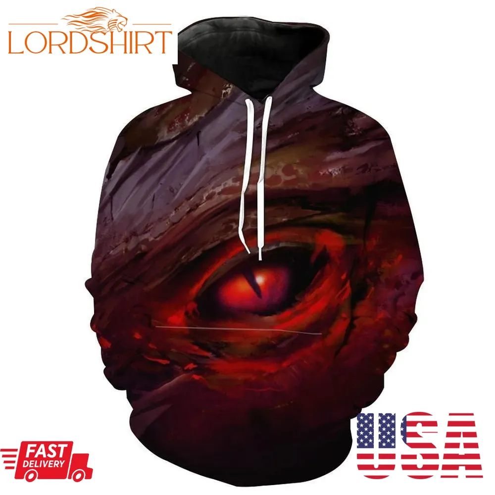 Dragon Eye Fantasy Dragon Hoodie 3D