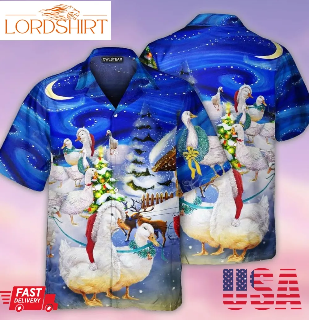 Duck Merry Christmas Hawaiian Shirt