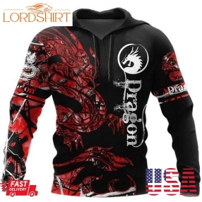 Dungeon Dragon Tattoo 3D Hoodie Sweatshirt