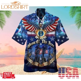 Eagle 4Th Of July Hawaiian Shirt Us Air Force