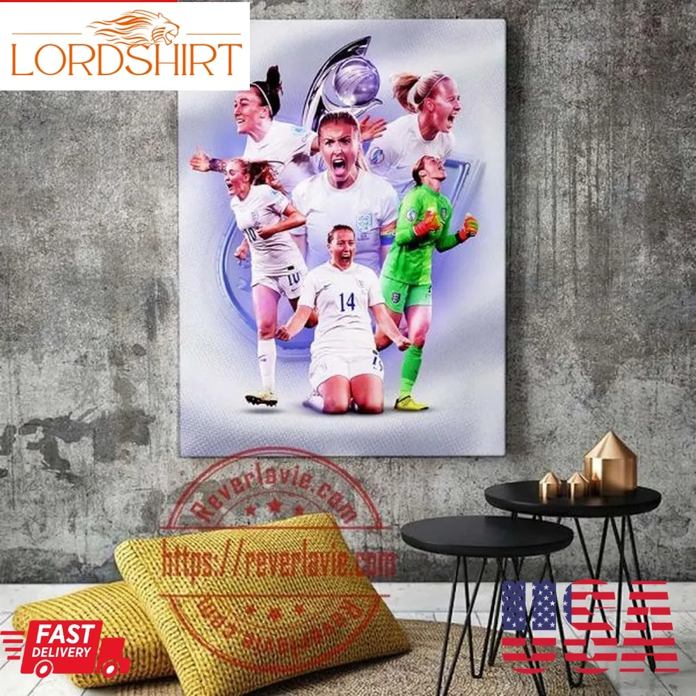 England Win The Uefa Women's Euro 2022 Home Decor Poster Canvas