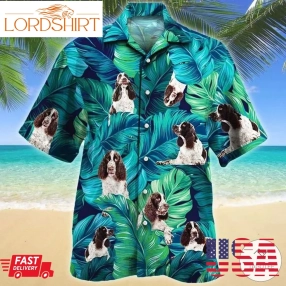 English Springer Spaniel Dog Hawaiian Shirt