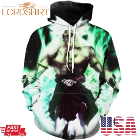 Epic Broly Dragon Ball Realistic Hoodie 3D