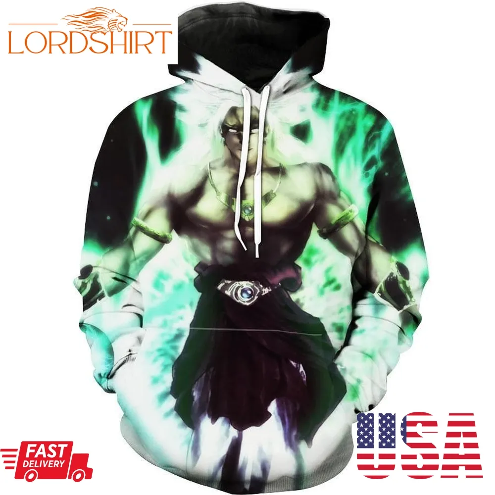 Epic Broly Dragon Ball Realistic Hoodie 3D