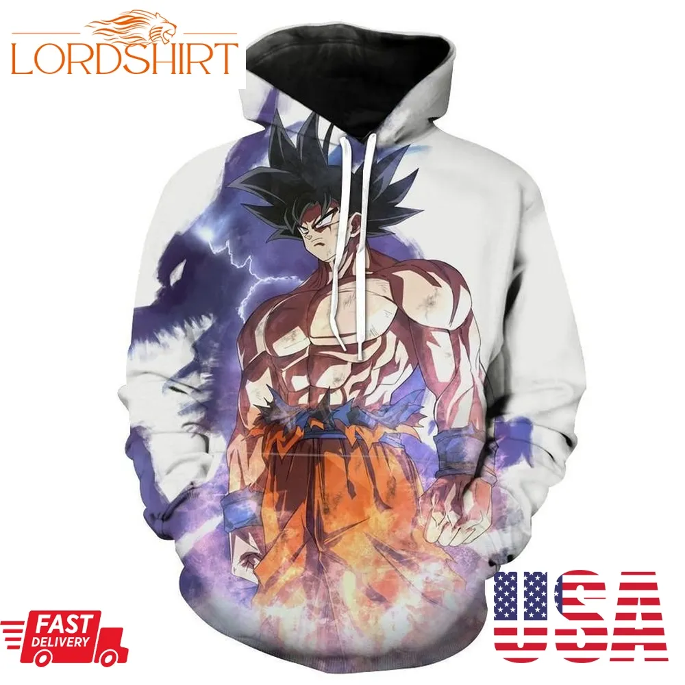 Epic Ultra Instinct Goku Dragon Ball Super Hoodie 3D