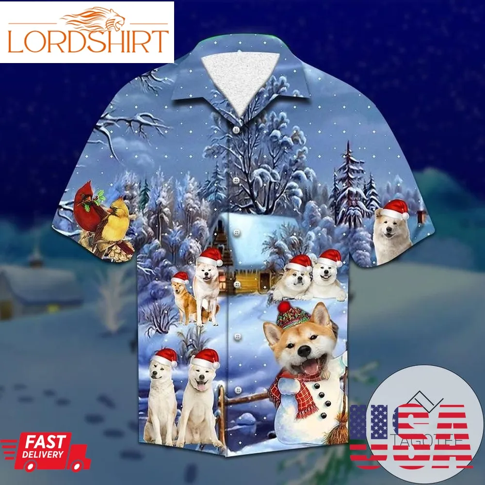 Find Akita Christmas Authentic Hawaiian Shirt 2023