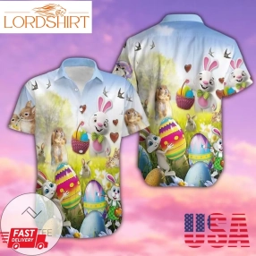 Find Hawaiian Aloha Shirts Bunny Enjoy Easter Day 1103Dh