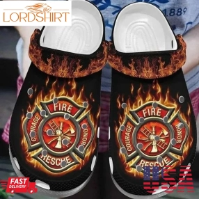 Firefighter Rescue Job Comfortable For Man And Women Classic Water Rubber Crocs Crocband Clogs Comfy Footwear