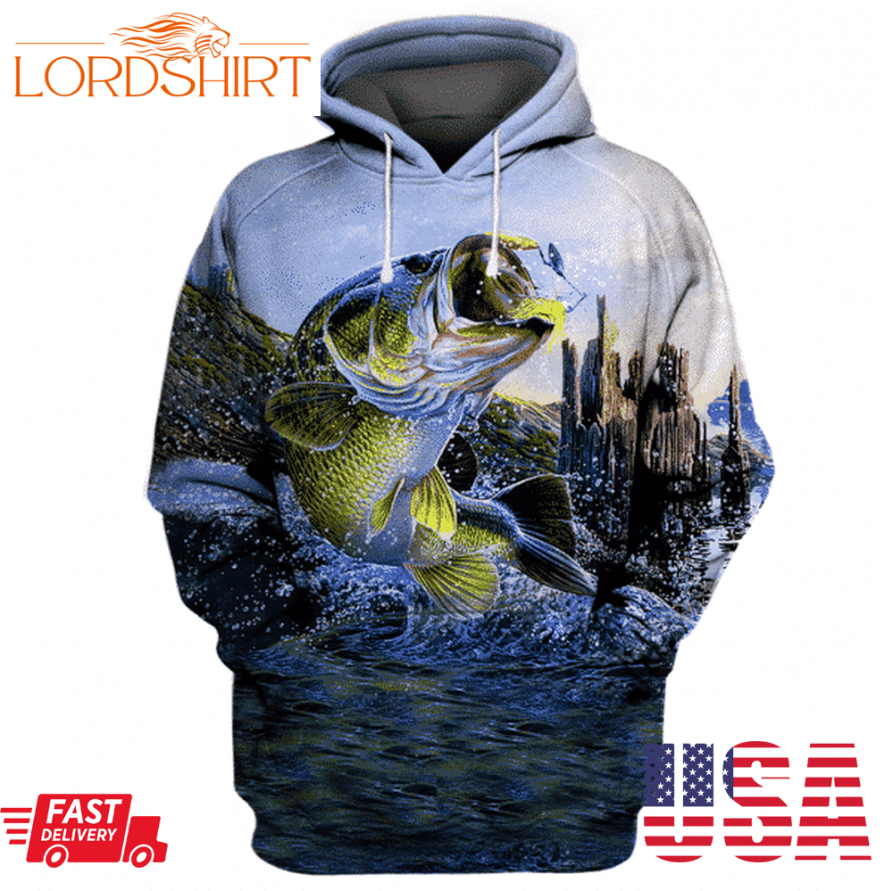 Fishing My Only One Fish 3D Hoodie All Over Printed Hoodiepng