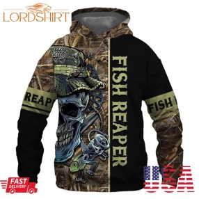 Fishing Skull Camo Pullover And Zip Pered Hoodies Custom 3D Graphic Printed 3D Hoodie All Over Print Hoodie For Men For Womenhoodie