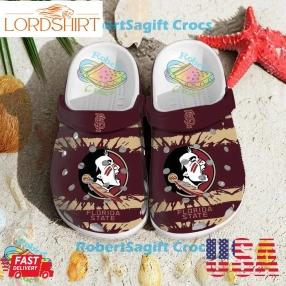 Florida State Seminoles Football Crocs Clog Shoes