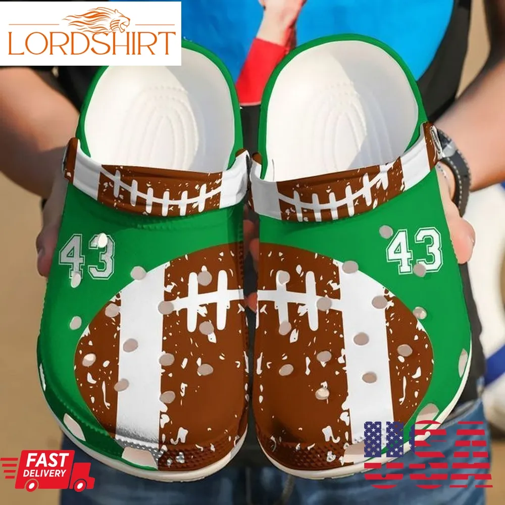 Football Personalized Football Ball I Sku 1075 Crocs Clog Shoes