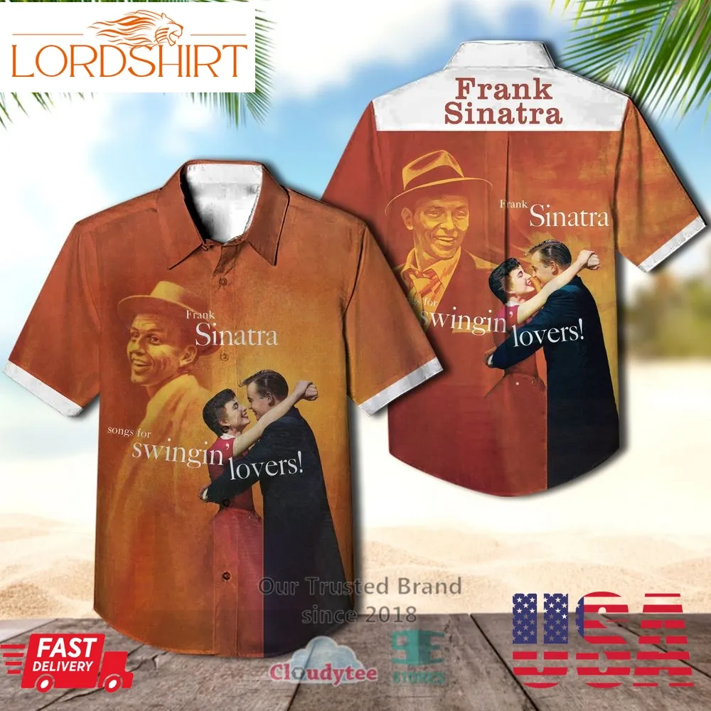 Frank Sinatra Songs For Swingin' Lovers Album Hawaiian Casual Shirt