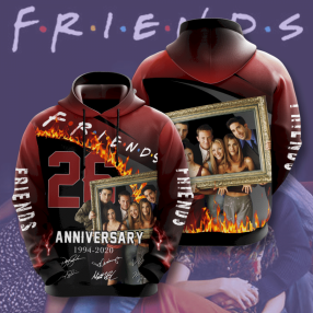 Friends Movie And Character Anniversary 26 Years 2020 3D Hoodie