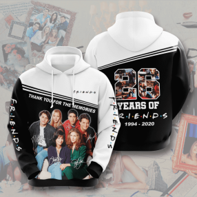 Friends Movie And Character Celebrate 26 Years 3D Hoodie For Men For Women All Over Printed Hoodie Shirt 2020