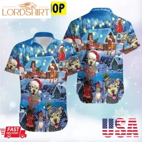 Funny Dog Merry Christmas Hawaiian Shirt