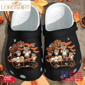 Funny Driving Monsters Shoes Clog   Halloween Crocs Crocband Clog Birthday Gift For Man Woman