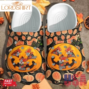 Funny Pumpkin Custom Crocs Shoes Clogs   Halloween Beach Crocs Shoes Clogs Birthday Gift For Friends