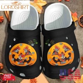 Funny Pumpkin Shoes Clog Crocs   Halloween Crocband Clog Birthday Gift For Man Woman