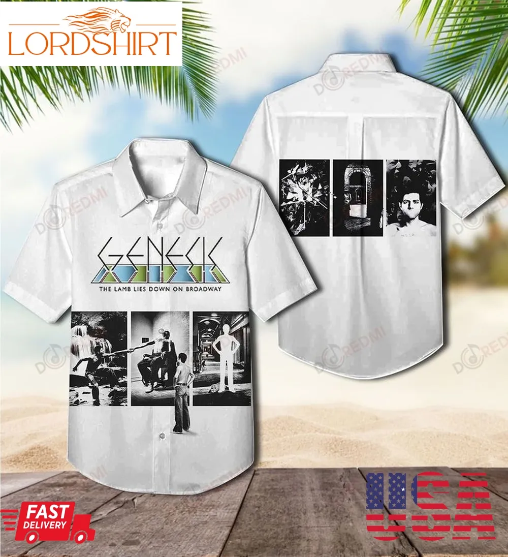 Genesis The Lamb Lies Down On Broadway White Rock Genesis Music Hawaii Shirt