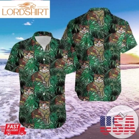Get Now Hawaiian Aloha Shirts Awesome Cat 1301V