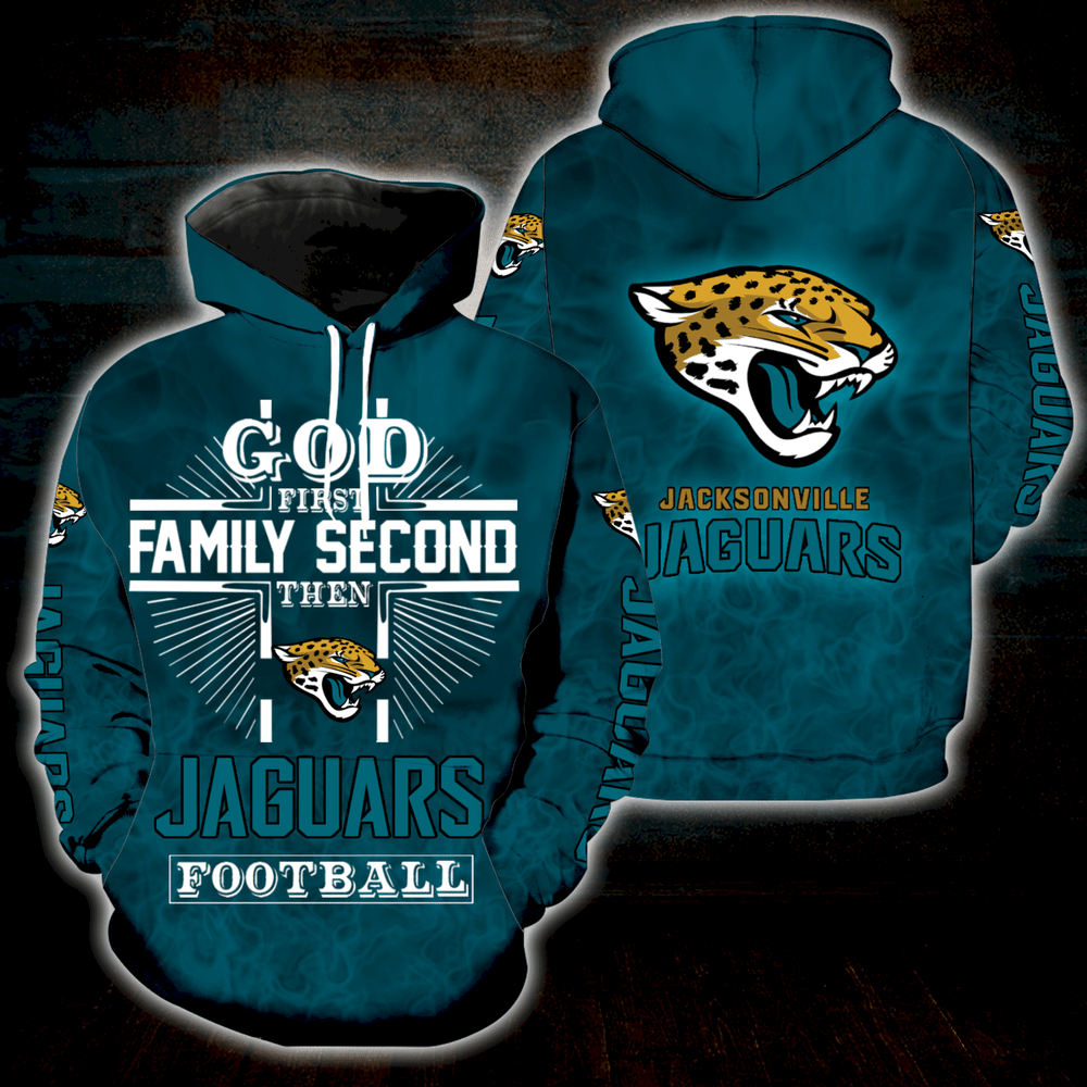 God 1St Family 2Nd Then Jaguars Football Full Over Print S1399