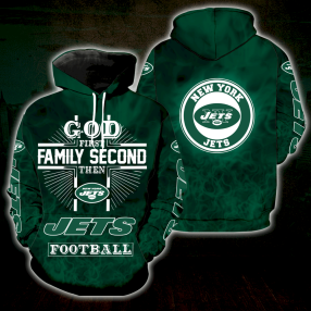 God 1St Family 2Nd Then New York Jets Full Over Print S1396