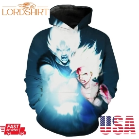 Goku And Gohan Kamehameha Dragon Ball Z Apparel Hoodie 3D