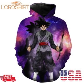 Goku Black Space Dragon Ball Supers Hoodie 3D