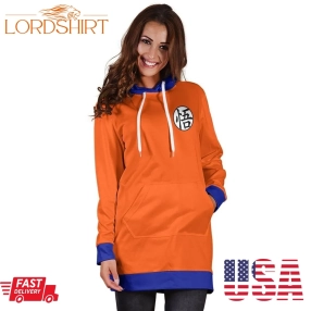 Goku Cosplay Costume Dragon Ball Custom Women Hoodie Dress