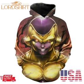 Golden Freeza Dragon Ball Super Friezas Hoodie 3D