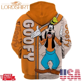 Goofy Dog Disney Unisex Cartoon Graphic 3D Hoodie