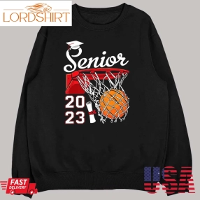 Graduate Senior Class 2023 Graduation Basketball Player Gift T Shirt