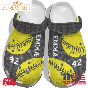 Green Baseball Ball Shoes Crocs For Batter Boy Girl   Funny Baseball Shoes Crocbland Clog For Men Women