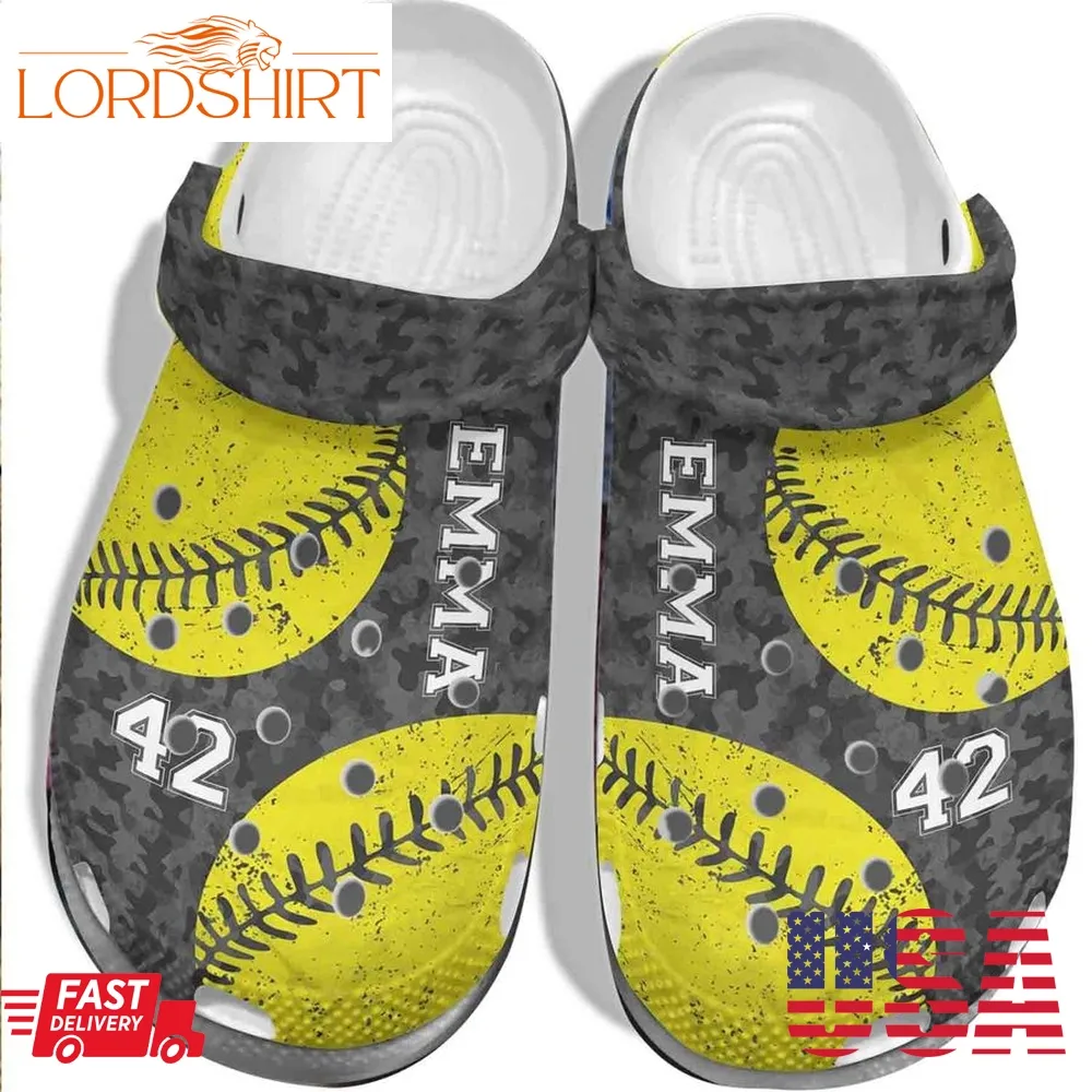 Green Baseball Ball Shoes Crocs For Batter Boy Girl   Funny Baseball Shoes Crocbland Clog For Men Women