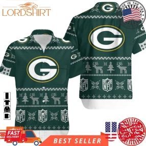 Green Bay Packers Nfl Ugly Sweatshirt Christmas 3D Hawaiian Shirt