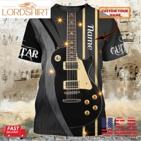 Guitar Dark 3D T Shirt